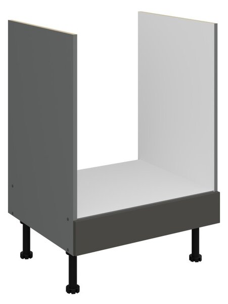 Sporáková skrinka LUNARA - šírka 60 cm, grafit/antracit