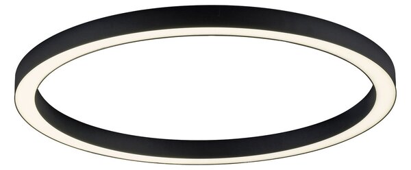 Stropné Lampa PURE, PURE Lines Round, stmievateľné, Čierna, Obývacia izba, Kov, Moderný