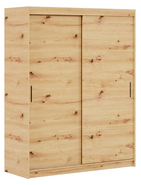 Skriňa s posuvnými dverami 100 cm WARDIO - dub artisan