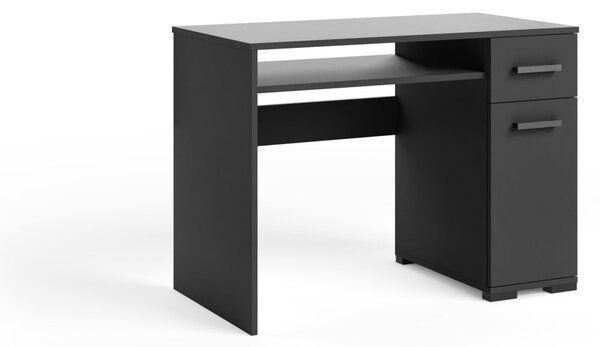 Písací stôl 90 cm KLENRI - čierny