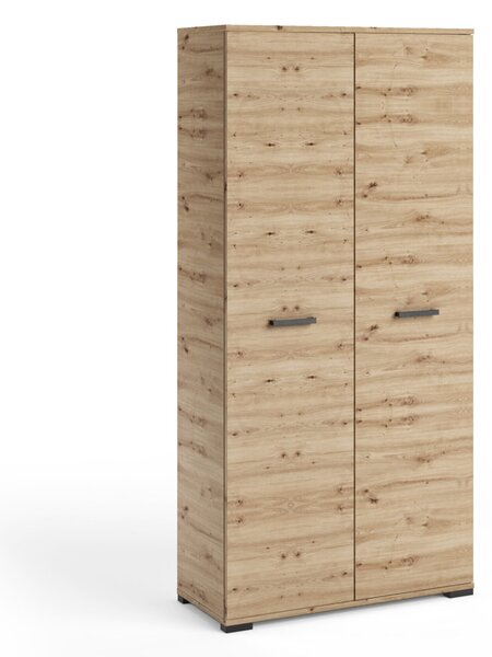 Šatníková dvojdverová skriňa 90 cm KLENRI - dub artisan