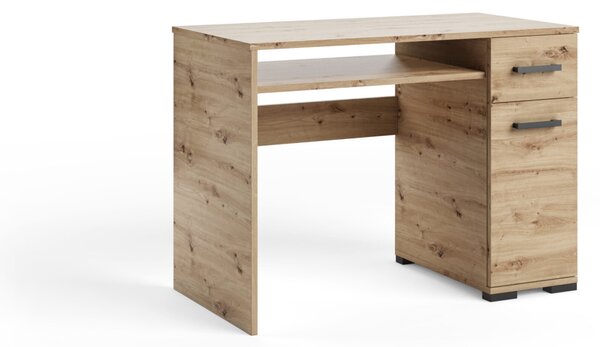 Písací stôl 90 cm KLENRI - dub artisan