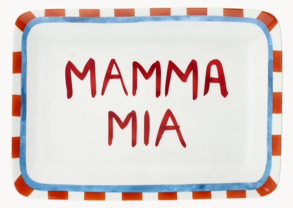 Servírovací tanier Mamma Mia New Milk & C Viva L'Italia