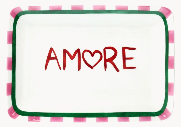 Servírovací tanier Amore New Milk & C Viva L'Italia