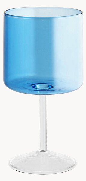 Poháre na víno z borosilikátového skla Daylight Blue, 2 ks