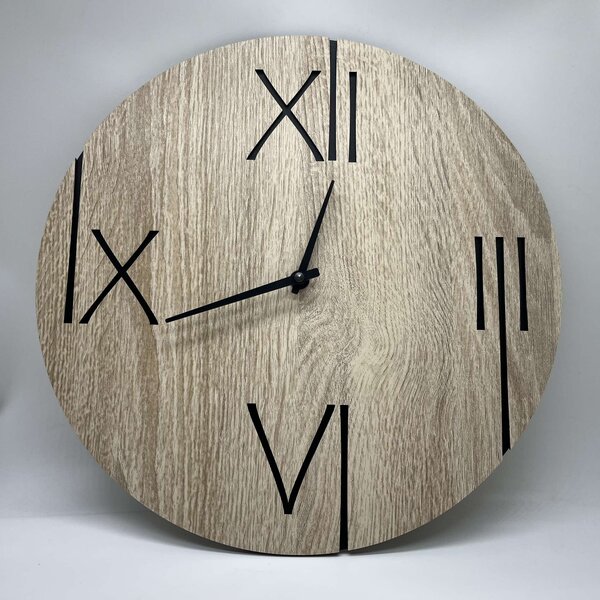 KMDESING | Moderné nástenné hodiny - Nordic Oak
