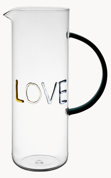 Džbán z borosilikátového skla Love, 1 l