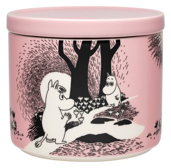 Arabia Dóza Moomin Love 0,7l, ružová / 30. výročie