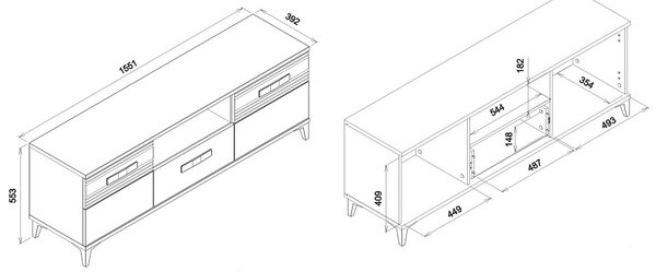 SNOBI SB01, TV stolík
