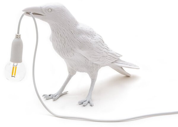Vonkajšie Svietidlo SELETTI, Bird Lamp, Biela, Terasa, Plast, Dizajnový