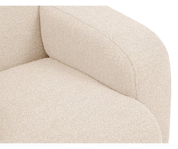Béžová pohovka z textílie bouclé 170 cm Molino – Micadoni Home