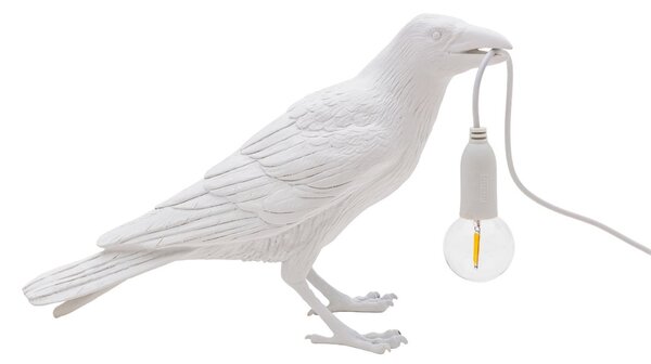 Vonkajšie Svietidlo SELETTI, Bird Lamp, Biela, Terasa, Plast, Dizajnový
