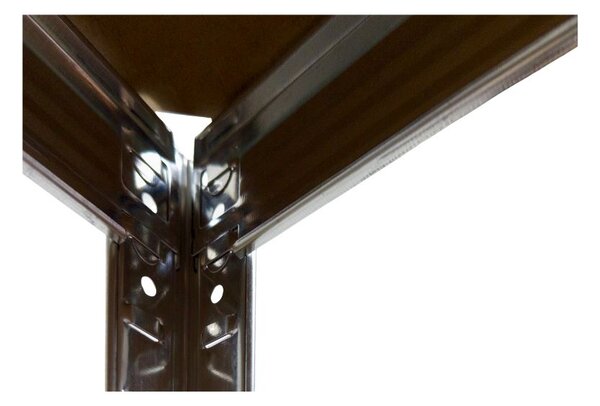 Kovový regál 180x90x40 5 políc - pozinkovaný