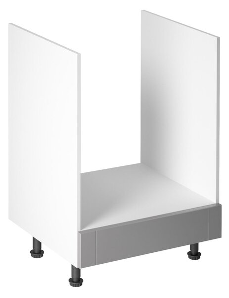 Kuchynská skrinka pre vstavanú rúru LUMEA - šírka 60 cm, šedá / biela