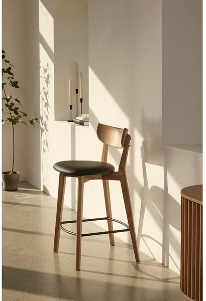 Barová stolička z dubového dreva Unique Furniture Pero