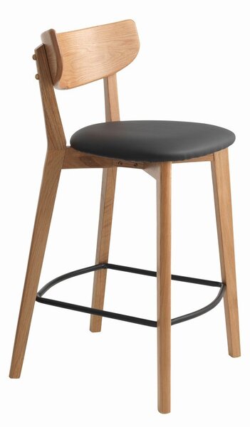 Barová stolička z dubového dreva Unique Furniture Pero