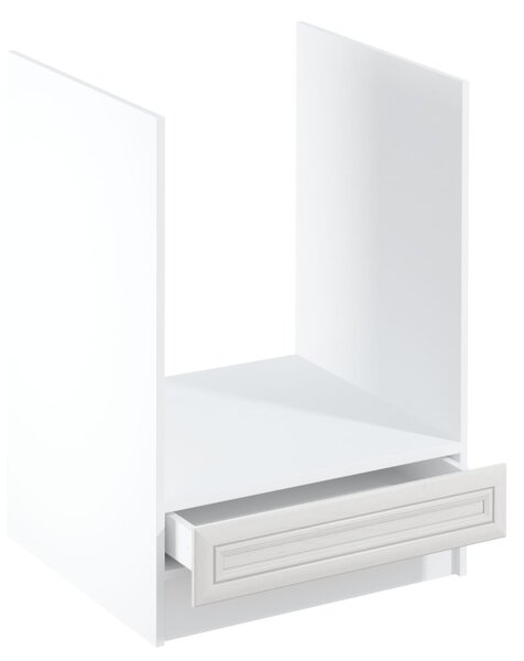 Kuchynská skrinka pre vstavanú rúru SILVARA - šírka 60 cm, borovica andersen / biela