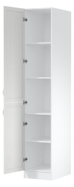 Potravinová skriňa SILVARA - šírka 40 cm, borovica andersen / biela, ľavé prevedenie
