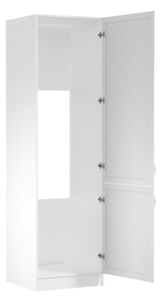 Skriňa na vstavanú chladničku SILVARA - šírka 60 cm, borovica andersen / biela, pravé prevedenie