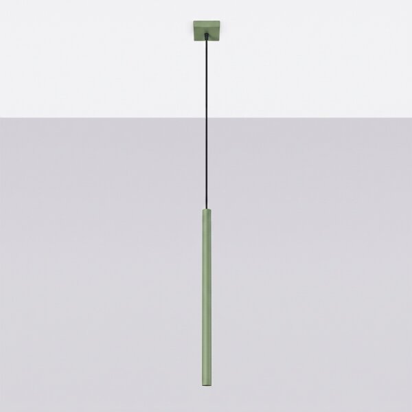 Sollux SL.2133 - Luster na lanku PASTELO 1xG9/8W/230V zelený