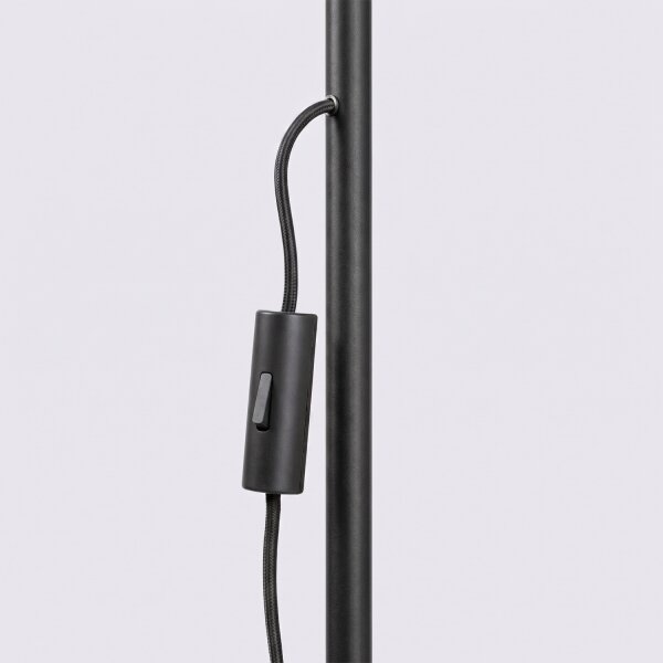 Sollux SL.2015 - Stojacia lampa KARBON 1xGU10/10W/230V čierna