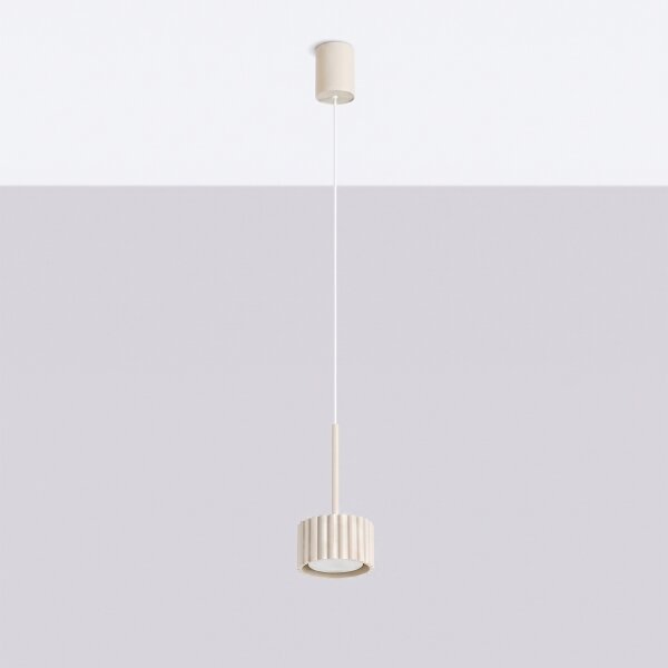 Sollux SL.2678 - Luster na lanku AURA 1xGX53/10W/230V krémový