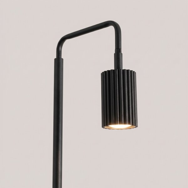 Sollux SL.2015 - Stojacia lampa KARBON 1xGU10/10W/230V čierna