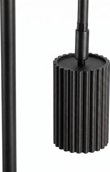 Sollux SL.2015 - Stojacia lampa KARBON 1xGU10/10W/230V čierna