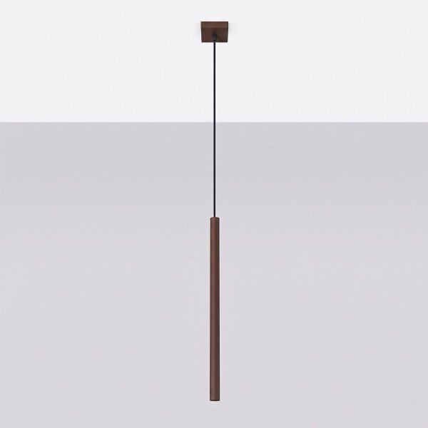 Sollux SL.2145 - Luster na lanku PASTELO 1xG9/8W/230V hnedá