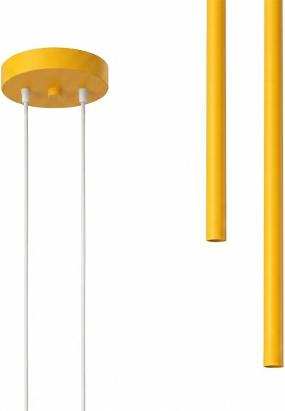 Sollux SL.2138 - Závesný luster PASTELO na lanku 2xG9/8W/230V žltá