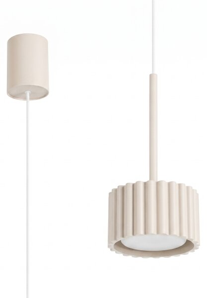 Sollux SL.2678 - Luster na lanku AURA 1xGX53/10W/230V krémový