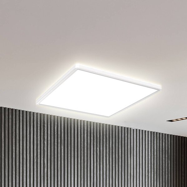 B.K. Licht LED panel Eki, 42 x cm, biely, stmievateľné, podsvietenie, 4 000 K, Biela / opálová, Pracovňa / Kancelária, Plast, Stropné svetlo