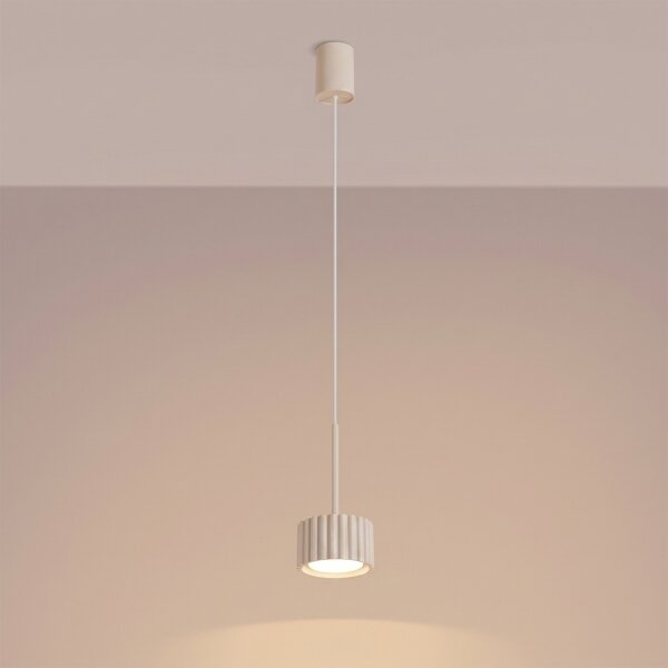 Sollux SL.2678 - Luster na lanku AURA 1xGX53/10W/230V krémový