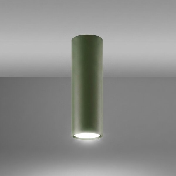 Sollux SL.2077 - Bodové svietidlo LAGOS 1xGU10/10W/230V zelené