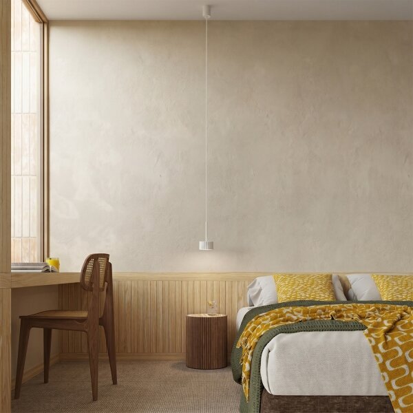 Sollux SL.2676 - Luster na lanku AURA 1xGX53/10W/230V biela