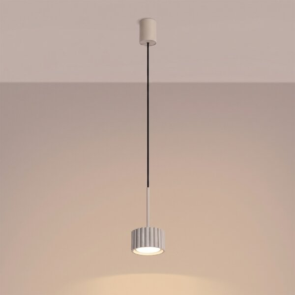 Sollux SL.2683 - Závesný luster na lanku AURA 1xGX53/10W/230V taupe