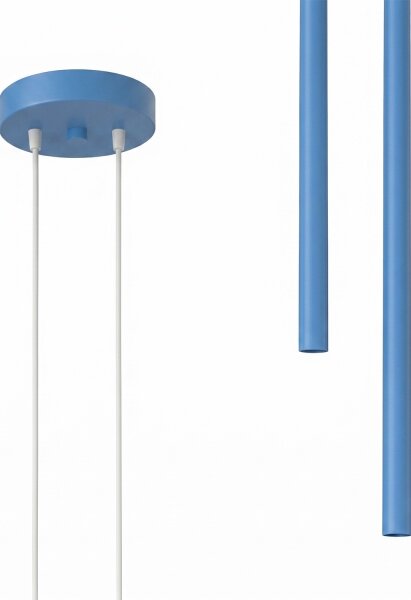 Sollux SL.2150 - Závesný luster na lanku PASTELO 2xG9/8W/230V modrá