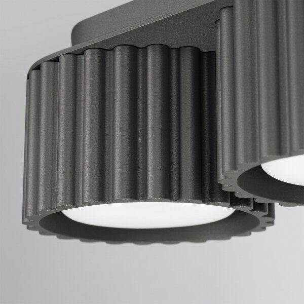 Sollux SL.2629 - Bodové svietidlo AURA 3xGX53/10W/230V čierne