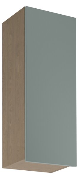 Vysoká horná kuchynská skrinka SALERNO - šírka 40 cm, baltic storm / zelená