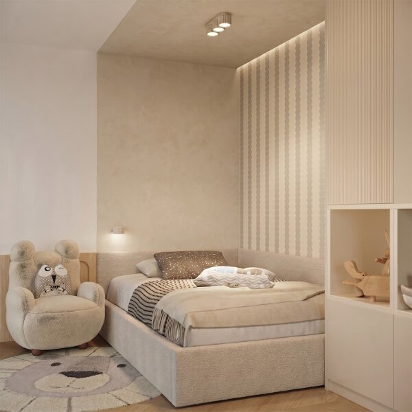 Sollux SL.2614 - Nástenné svietidlo AURA 1xGX53/10W/230V krémová