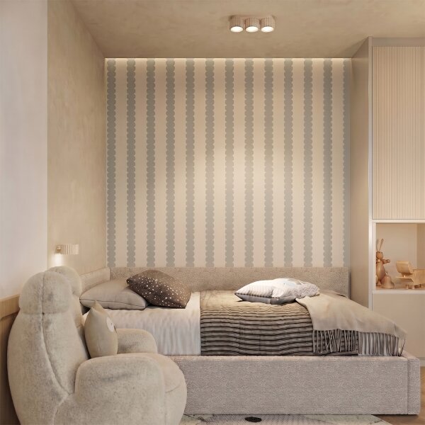 Sollux SL.2614 - Nástenné svietidlo AURA 1xGX53/10W/230V krémová