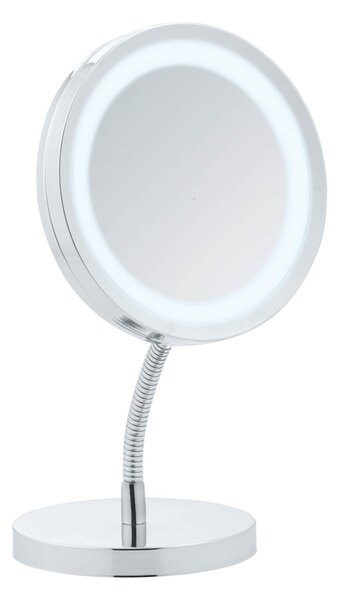 WENKO LED stojace zrkadlo BROLO biele 17x15x13 cm
