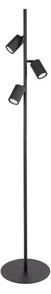 Sollux SL.2016 - Stojacia lampa KARBON 3xGU10/10W/230V čierna