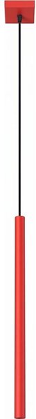 Sollux SL.2141 - Závesný luster na lanku PASTELO 1xG9/8W/230V červená