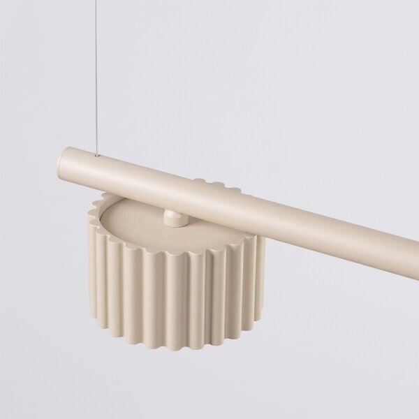Sollux SL.2697 - Závesný luster AURA na lankách 4xGX53/10W/230V krémový