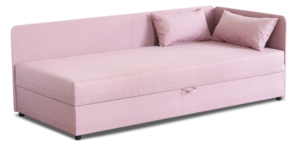 Jednolôžková posteľ s boxom Hirek 80x180 Ružová