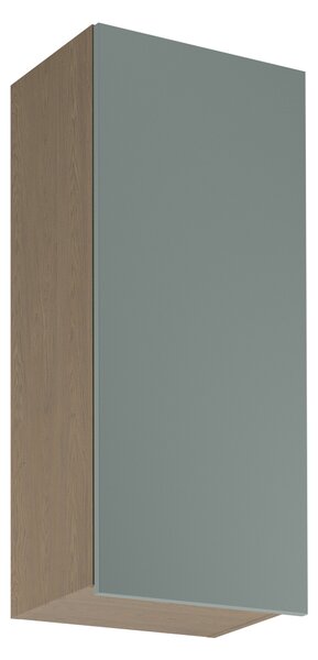 Vysoká horná kuchynská skrinka SALERNO - šírka 45 cm, baltic storm / zelená