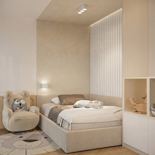 Sollux SL.2612 - Nástenné svietidlo AURA 1xGX53/10W/230V biela