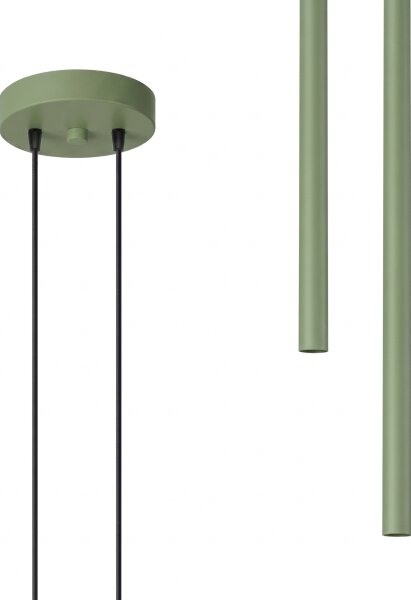 Sollux SL.2134 - Závesný luster na lanku PASTELO 2xG9/8W/230V zelený