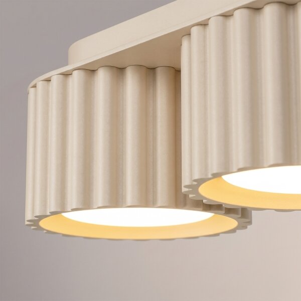 Sollux SL.2630 - Bodové svietidlo AURA 3xGX53/10W/230V krémové